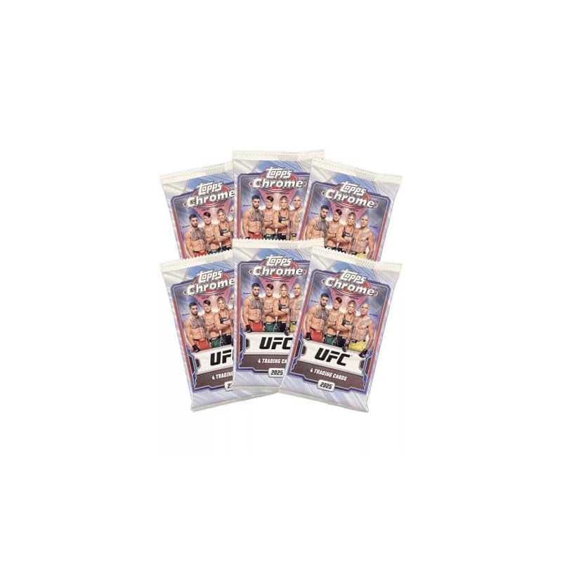 Topps 2025 Chrome UFC Коллекционная карточка Value Blaster Box