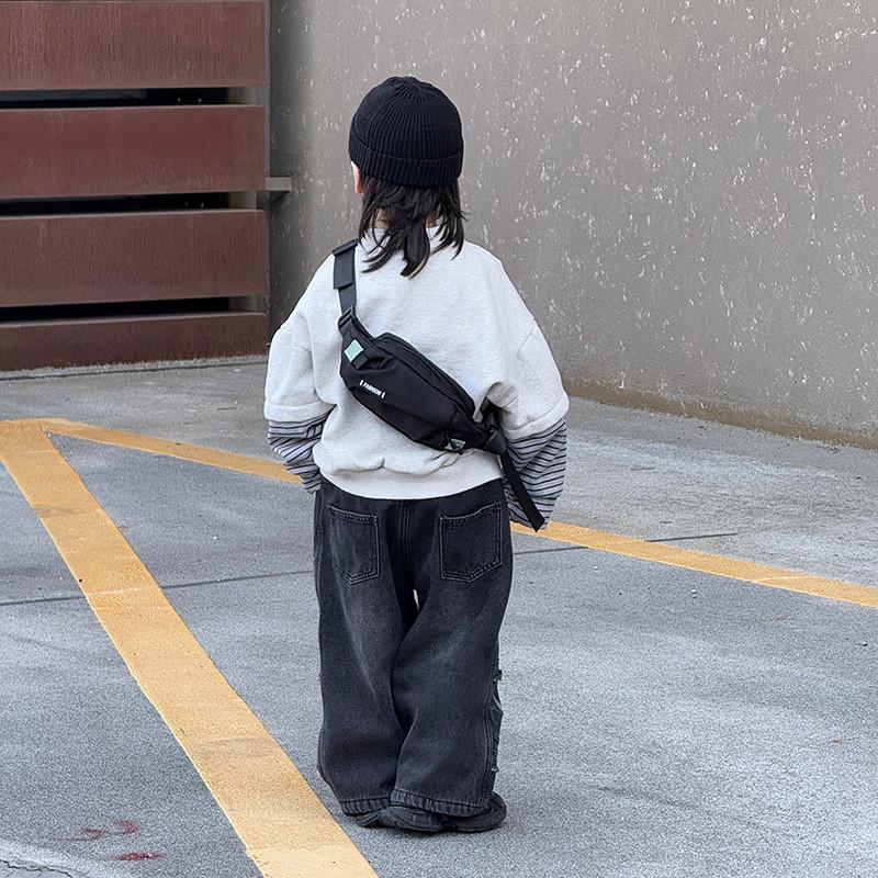 Модная детская нейлоновая наплечная сумка с милым мультяшным мотивом