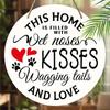 2D Flat Hanging Decorative Signs, Interior Wall or Door Decoration, Garden Decoration, Interesting Gifts for Family and Friends