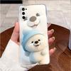 Силиконовый чехол для Realme X7 Pro Прозрачный Роскошный Милый Кролик Любовь Забавный Мягкий корпус для телефона RealmeX7 X7Pro RMX2176 RMX2121 Обложка