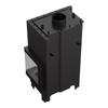 Water heating fireplace KRATKI MBZ right 13 kW Ø 200 black thermotec lining