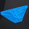 Men Briefs Ice Silk Ultra-Thin Low-Waist Underwear with Independent Bag Solid Color Elastic Breathable Panties