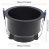 MR16 Downlight Bracket Lamp Cup Round Zinc Alloy Black Anti Glare Rotatable LED Spotlight GU10 Fixture Housing Frame