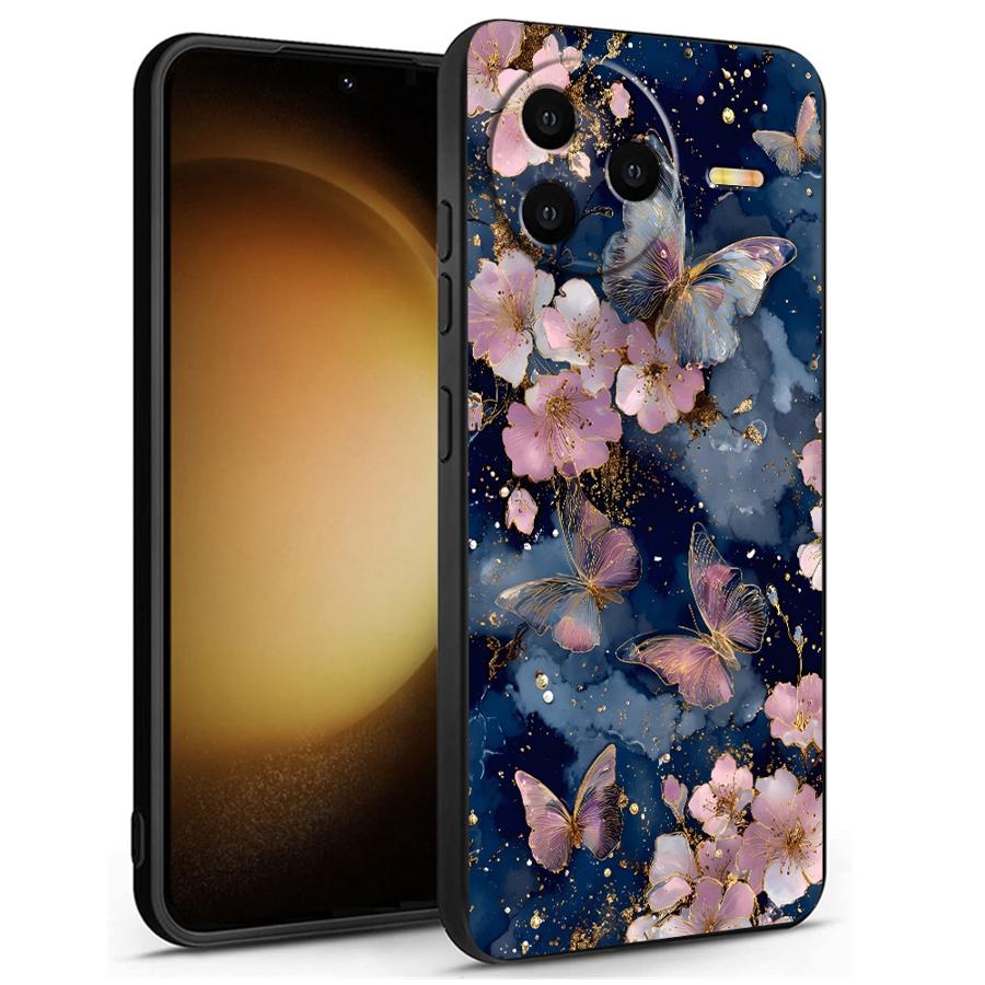 Creative Cartoon Butterfly Case for Xiaomi Redmi 12C A5 A3 A4 10 13C 9 K40 K80 Pro A1 A2 Plus 14C Funda Phone Cover