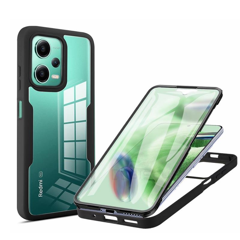Матовый чехол из ТПУ с поворотом на 360 градусов для Xiaomi Redmi Note 12 Pro Plus 5G Xiaomi 12T 12 13 Lite Poco F5 X5 Pro, прозрачный защитный чехол