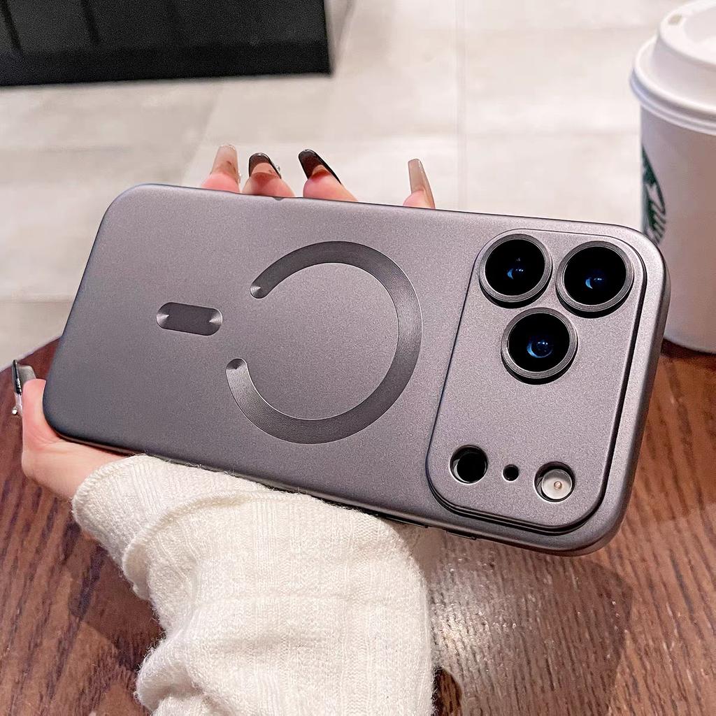 Металлический чехол Magsafe из мягкого материала для iPhone 17 Air 16 E 15 14 Plus 13 12 11 Pro Max, с защитой камеры, для беспроводной зарядки