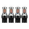 LED Red Strobe Flash Blinking Brake Stop Tail Parking Light Bulbs 360°Beam Angle Car LED Bulb 7443 LED