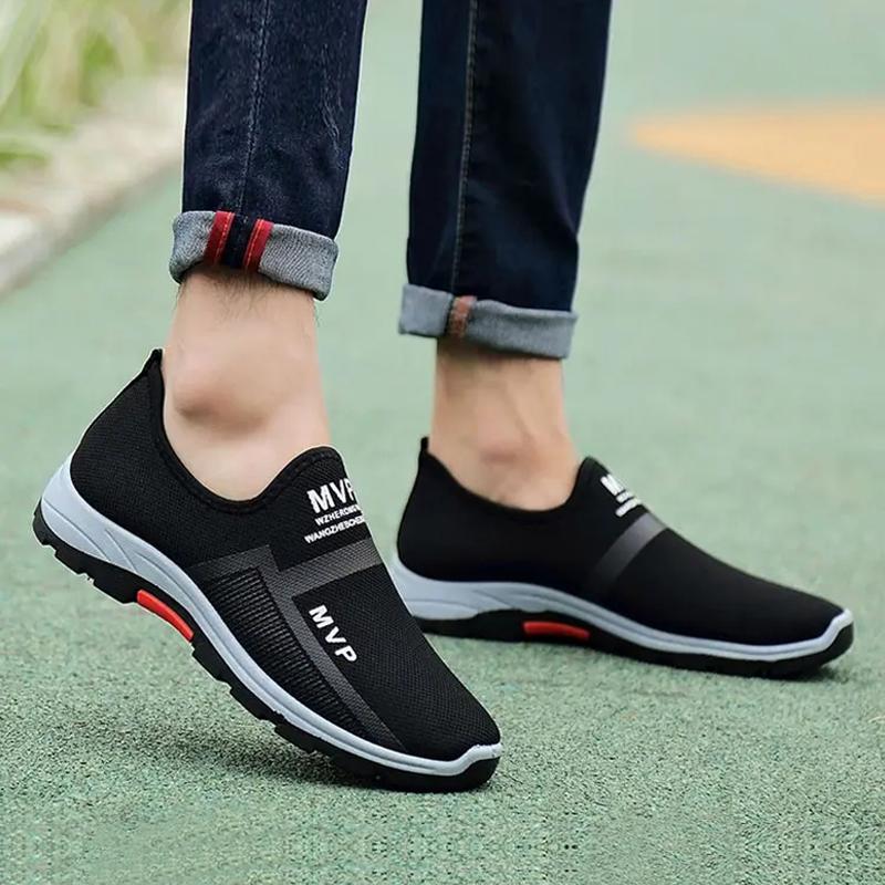 Men Shoes Breathable Slip On Walking Sneakers Non-Slip Casual Shoes Man Fashion Loafers Size 38-46