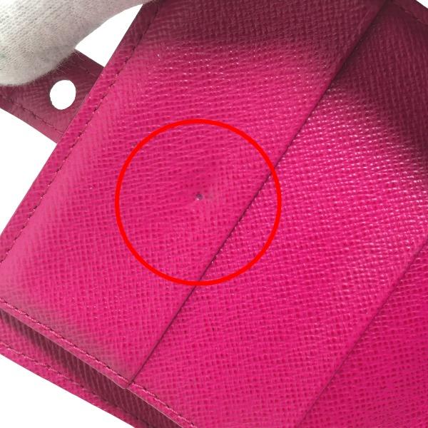 LOUIS VUITTON Monogram Perfo Two fold wallet Monogram Perfo Fuchsia Women M95188 Used