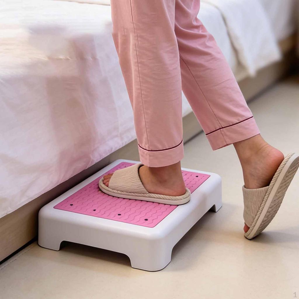 Ступенька Нескользящая Ванная Комната Спальня Лестница Вспомогательная Платформа Поднятая для Кровати Пожилые