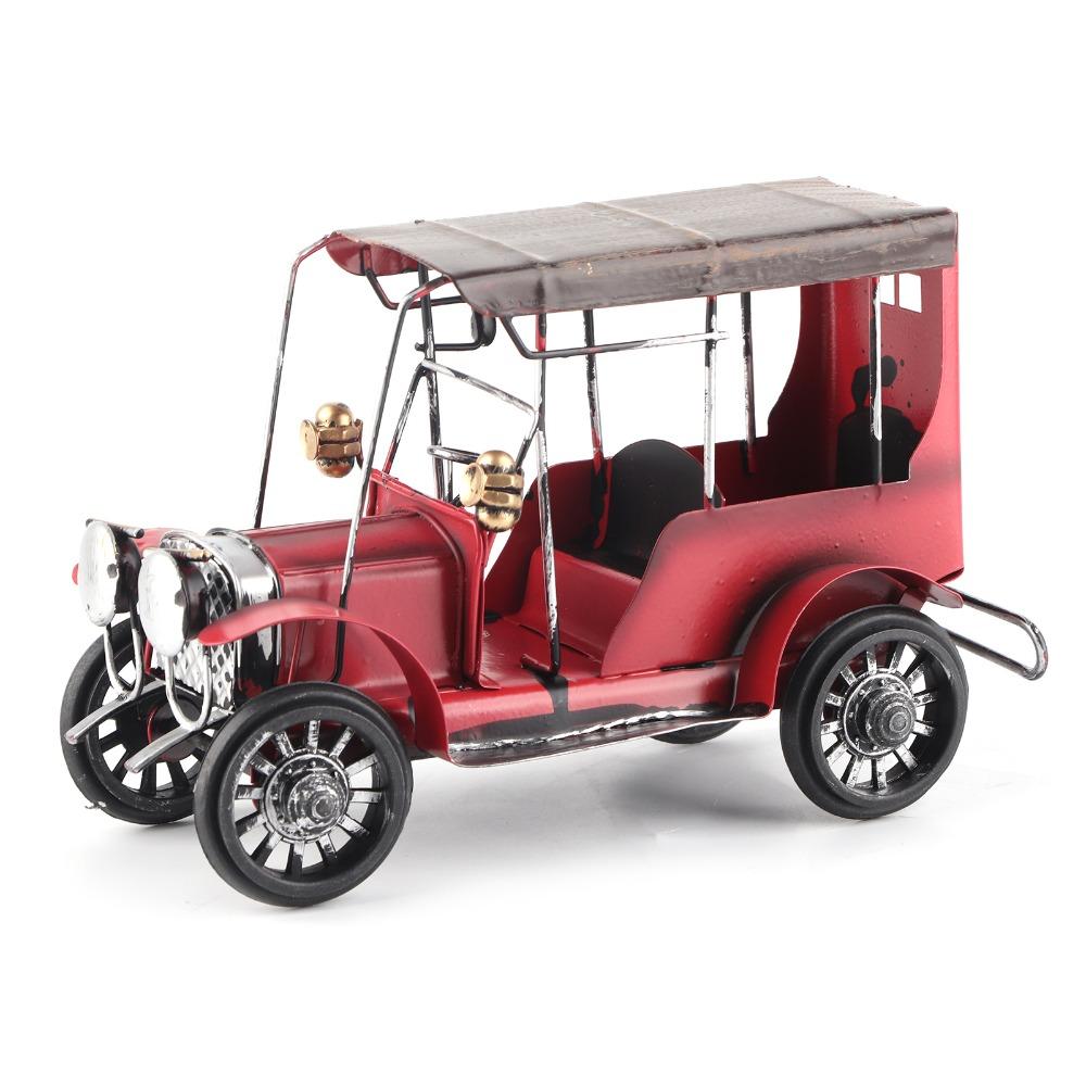 Miniature Classic Car Model Handmade Miniature Car Model Antique Car Ornament Kitchen Ornaments