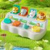 Button Toy Peekaboo Switch Box Cartoon Animals Animal Sensory Toy Children