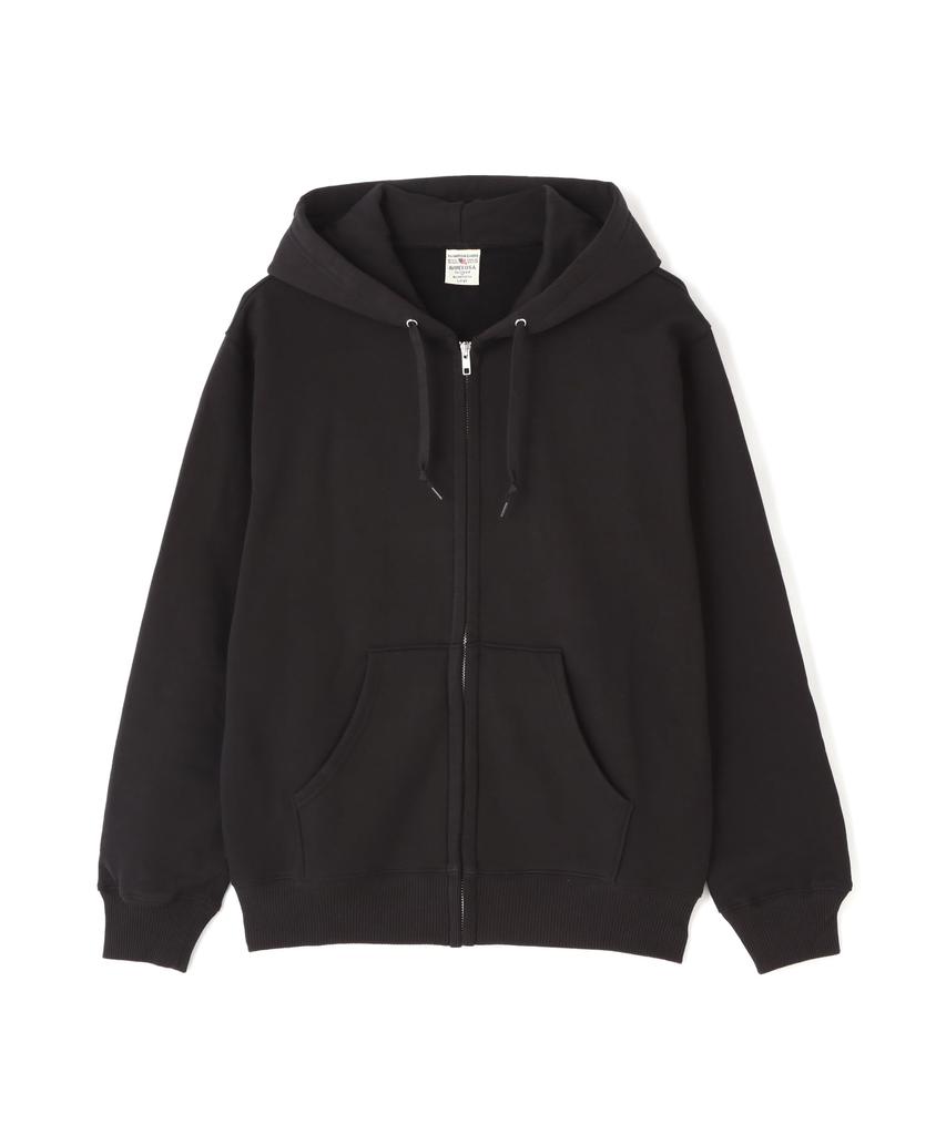 AVIREX DAILY ZIP UP SWEAT PARKA 783-3931005 men's M black