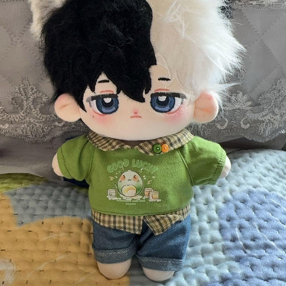 Худи 20 см Одежда для хлопковой куклы Повседневный костюм Одежда для плюшевых игрушек Костюм для набивной куклы Аксессуары для кукол