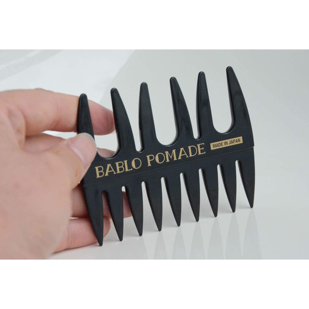 Babro Pomade Hair Comb for Men, Barber Mesh Comb, Coarse Tooth Comb