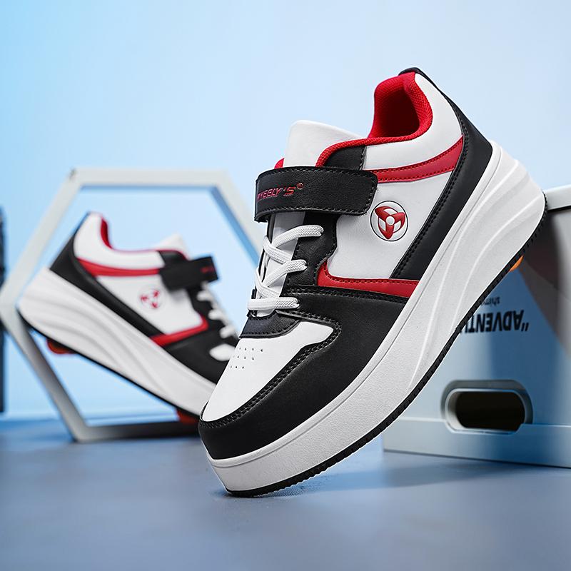 Четырехколесные спортивные роликовые коньки для мальчиков и девочек, можно снять студенческую обувь для скейтбординга, спортивную обувь