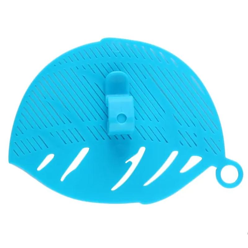 Прочное чистое сито в форме листа для мытья риса, фасоль, горох, гаджет для чистки, кухонные зажимы, инструменты