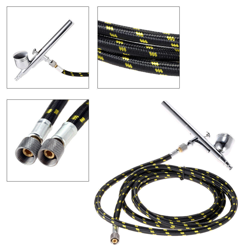 Professional Nylon Braided Airbrush Hose with Standard 1 8 *1.8m(5.9ft) Size Fitting On One End and a 1 8in