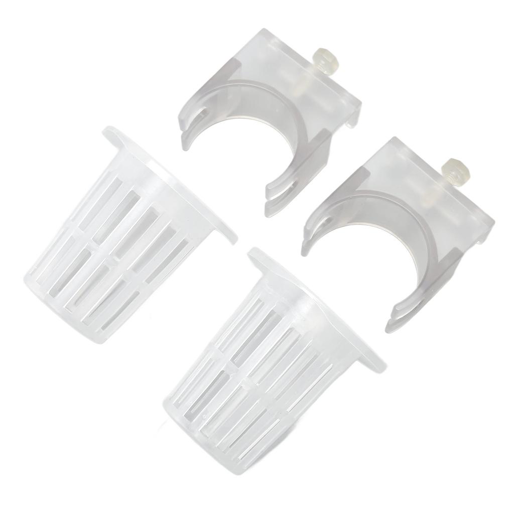 Hanging Aquarium Plant Holder Adjustable Fish Tank Planter Cups with Hole for Aquascape Decorations