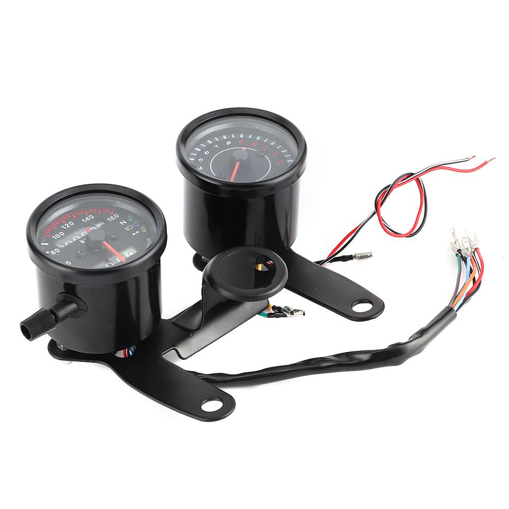 Универсальный мотоциклетный светодиодный одометр, тахометр, спидометр, прибор 12 В
