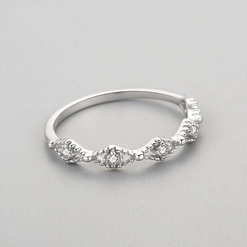 Tancise Classic стерлингового серебра 925 пробы кольцо с цирконом женские ювелирные изделия свадебное обещание вечерние подарок