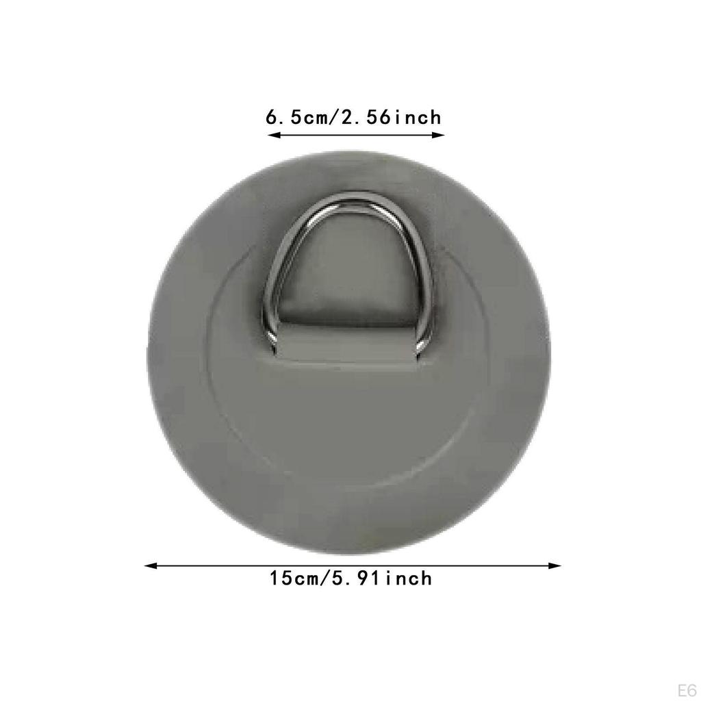 D-образное кольцо из нержавеющей стали для замены накладки на каноэ, лодку, ПВХ для гребли, рафтинга, черпака