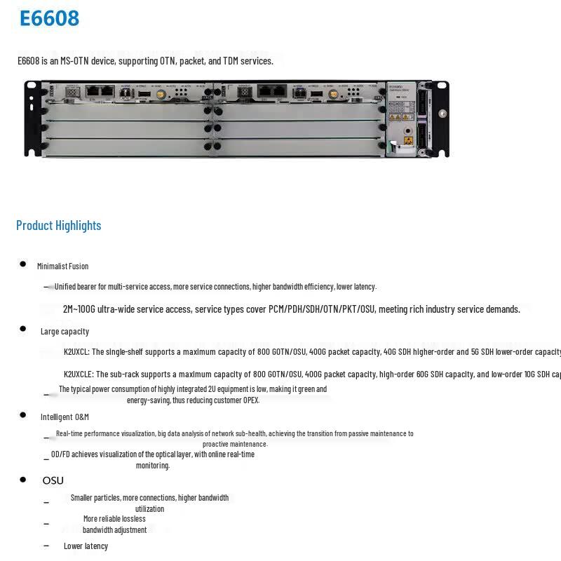 Huawei E6608 Optical Transmission Equipment