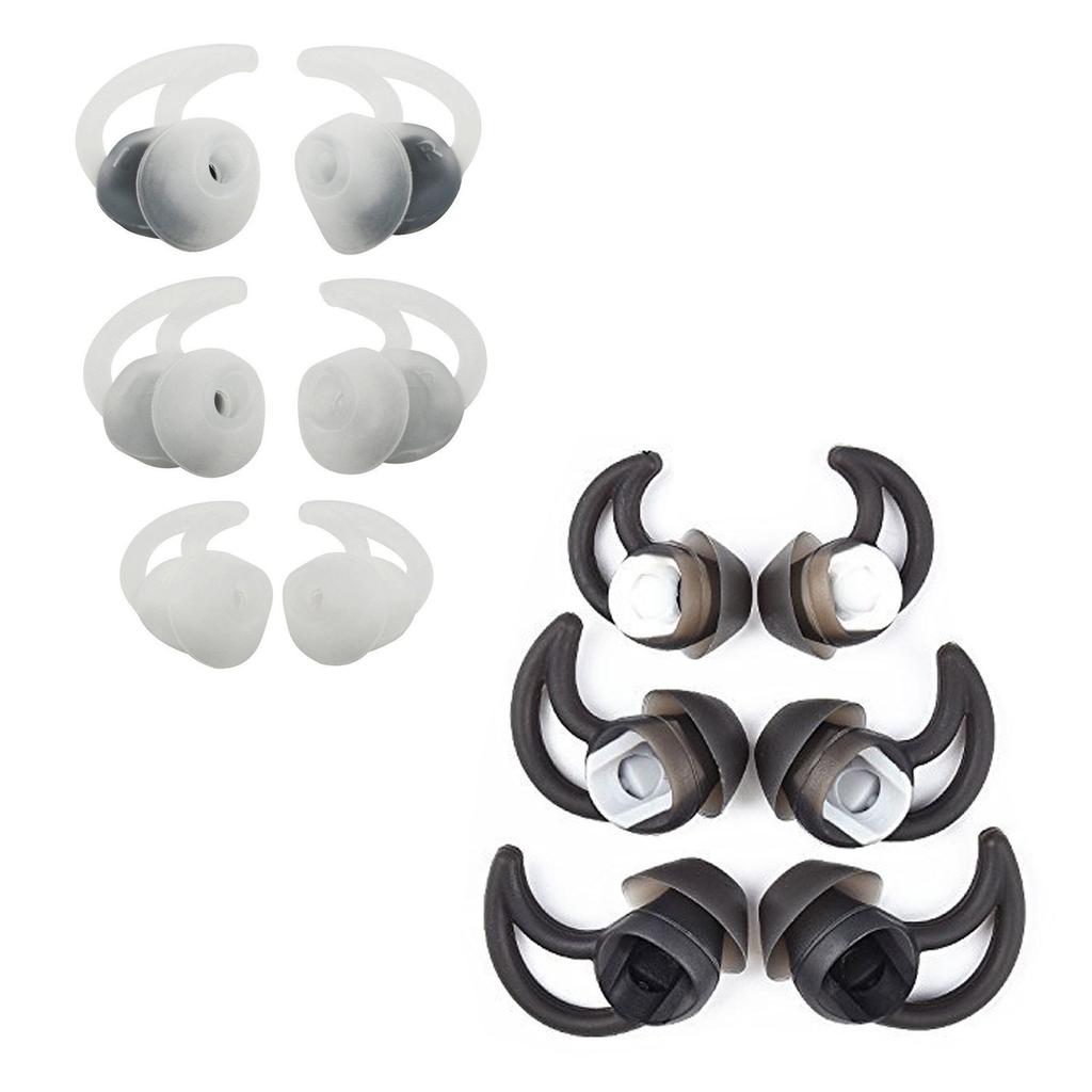 Earphones Silicone Case For BOSE IE2 QC30 Soundsport Covers Earbuds In-Ear Ear Pads Caps Eartips Earplugs Cushion 3pairs