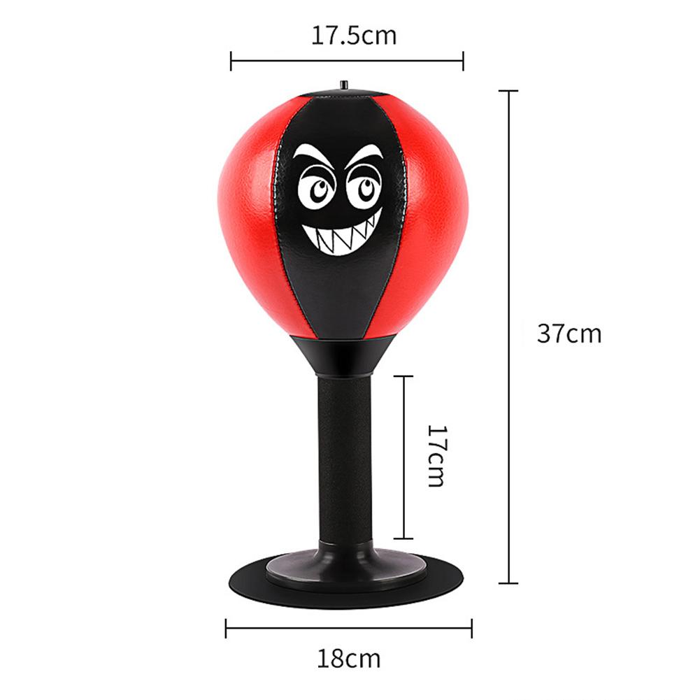 Stress Relief Punching Suction Cup Base Reflex Training Ball Spring Foam Set Easy Installation Inflatable for Fitness Equipment