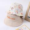 Double Sided Sun Hat Breathable Baby Cap New Fisherman Cap  Boys Girls