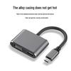 Умная док-станция 4-в-1 Type-C: Зеркалирование экрана по HDMI и многофункциональное расширение USB 3.0 с высокой скоростью