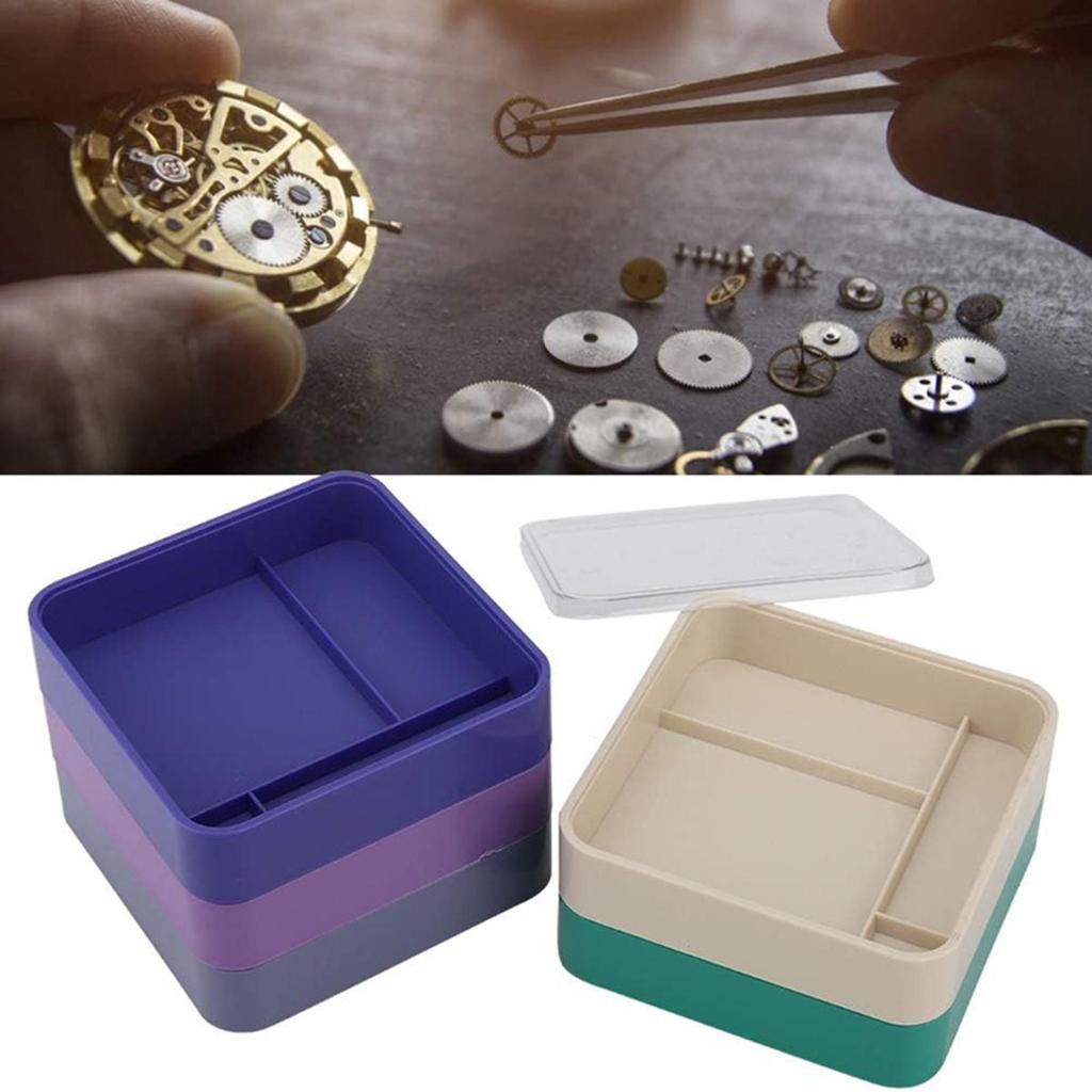 Watch Parts Storage Box Watch Tools For Screw Component Movement Hardware Parts Case For Watchmaker Storage Box