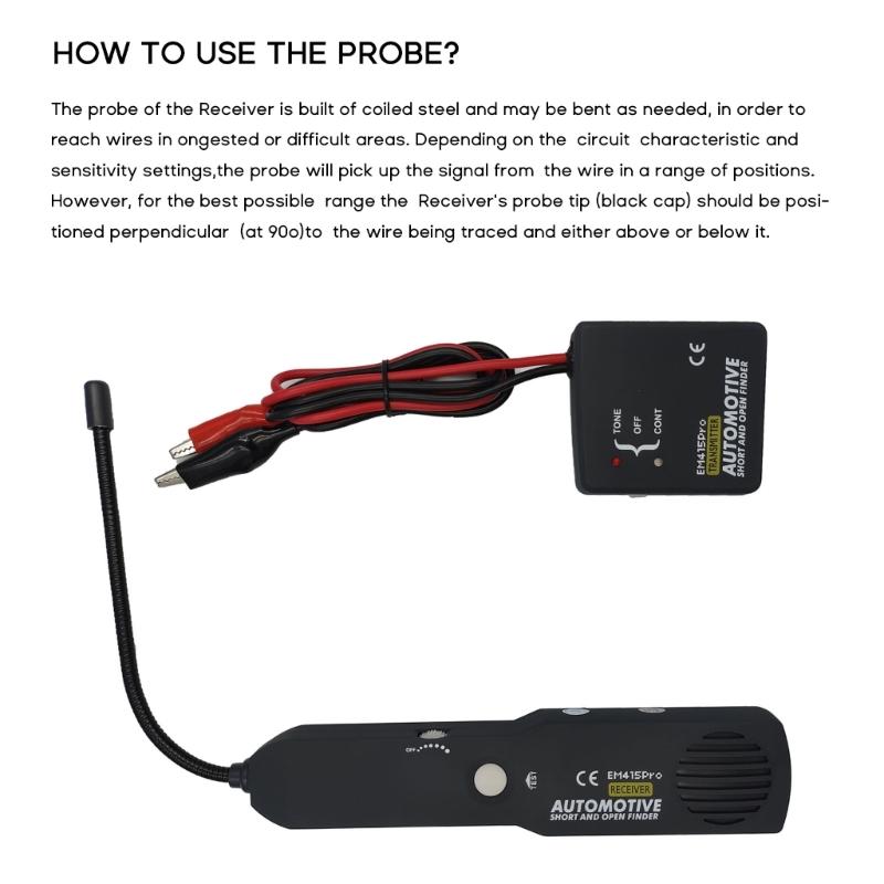 Автомобильный сканер цепей, цифровой диагностический инструмент, автомобильный короткий и открытый искатель, кабельный трекер, грузовик, трактор, внедорожник, тестер проводов