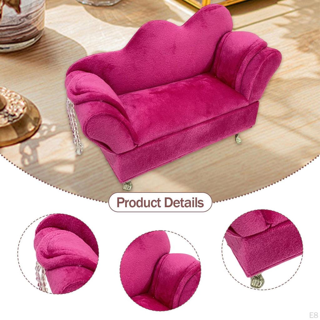 Диван Витрина для ювелирных изделий Коллекционный Пыленепроницаемый Портативный Органайзер Безделушка для колец