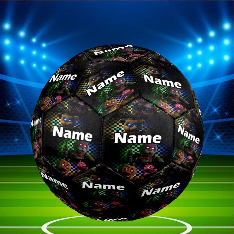 Custom Name Personalized Five Nights at Freddy's Print Size 5 Soccer Ball Training & Match Football, for Team, Kicking, Gift for Football Enthusiasts