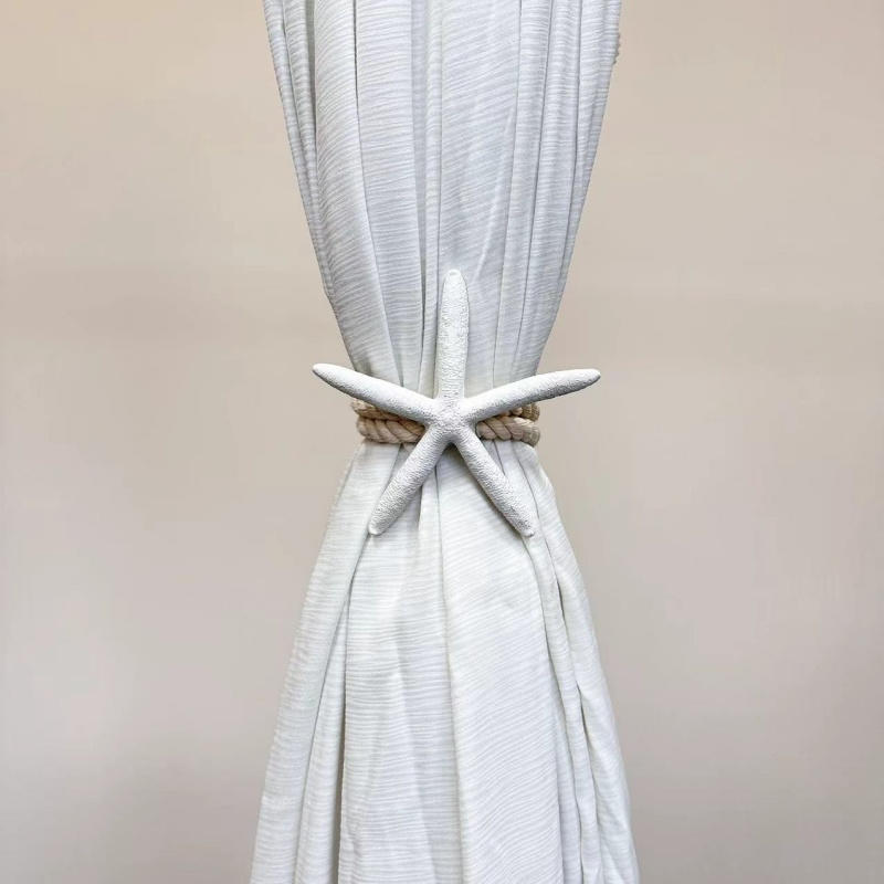 Высококачественные подхваты для штор в виде морских звезд, веревка для подвязывания штор, держатели для штор, подвязки, декор комнаты, скандинавские украшения для спальни, подхваты для штор