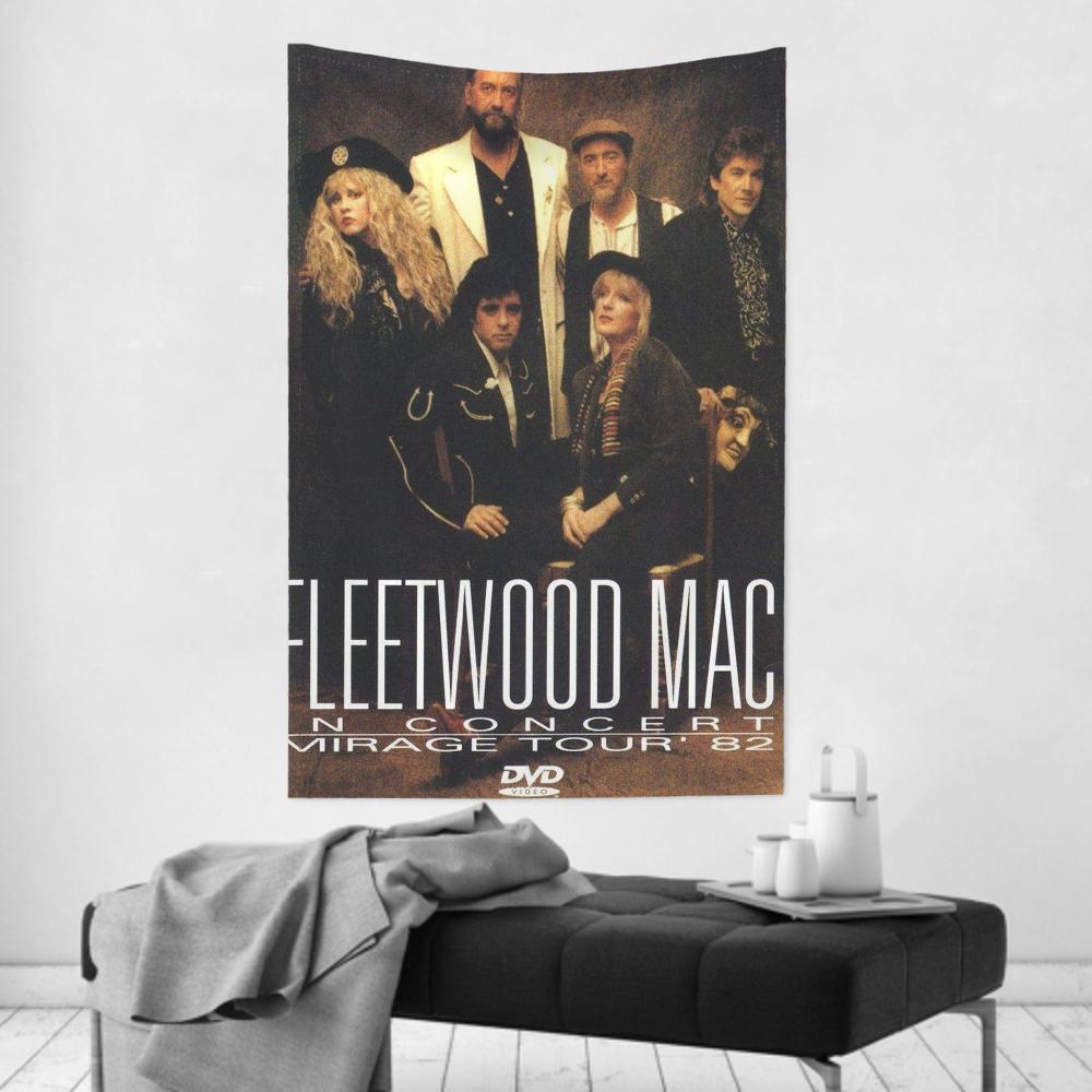 FFleetwood Rock Band Mac Гобелен Декор Комнаты Настенная Ткань Вечеринка Подвесной Фон Декор Комнаты Детская Комната