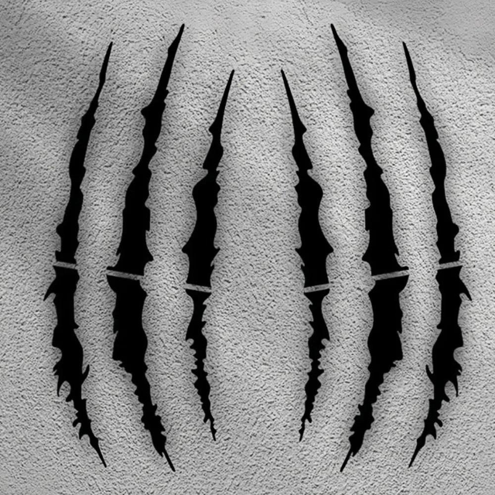 Наклейки на мотоцикл «Коготь демона», закрывающие царапины, наклейки на шлем для самостоятельной поклейки, виниловые наклейки на автомобиль сплошного цвета, украшение транспортного средства