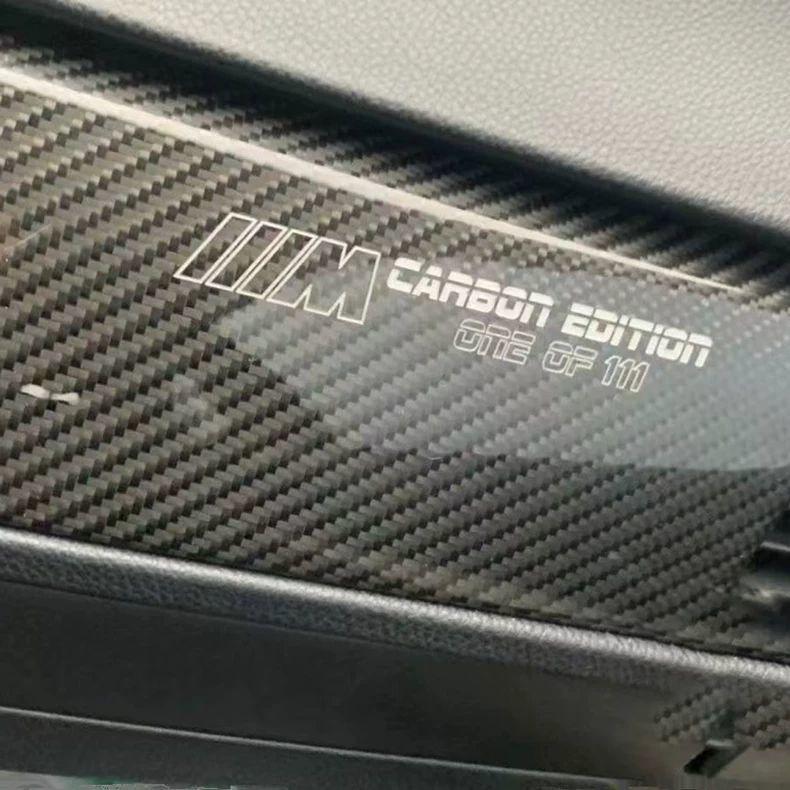 tynqc5 For BMW M3 Cap Limited Edition "111" e92 Sticker Center Control Panel Automotive Decoration Sticker