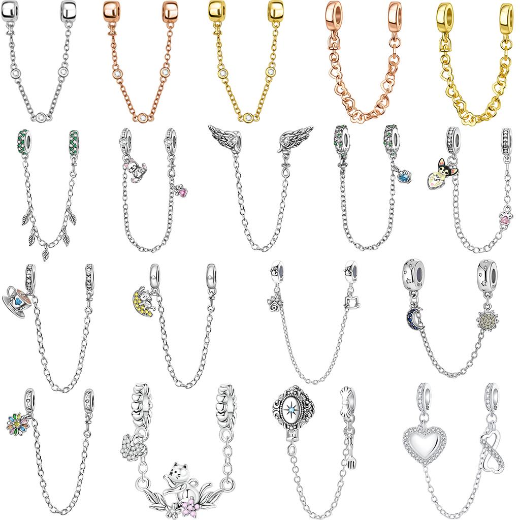 Новые Медные Кошки Собаки Цветок Звезда Луна Сердце Страховочная Цепочка Ожерелье Браслеты Роскошные Женские Изысканные Ювелирные Изделия Подарки