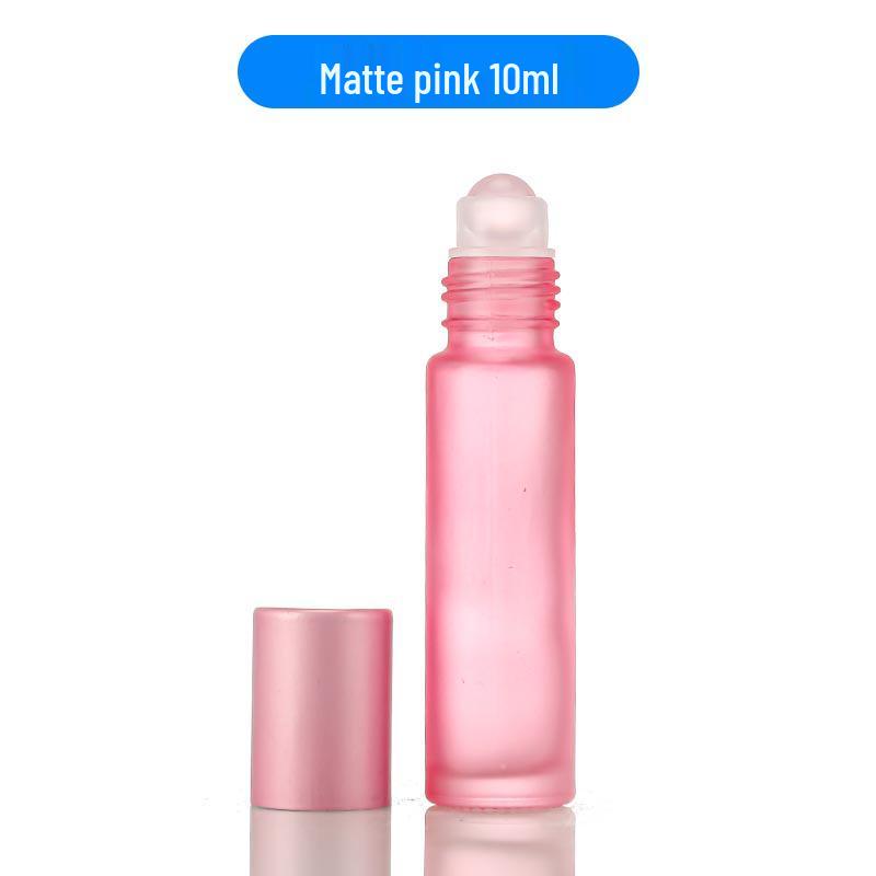 Матовый флакон роллер из белого хрустального стекла для эфирных масел