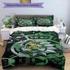 3pcs Duvet Cover Set (1*Duvet Cover + 2*Pillowcase, Without Core), Club Santos Laguna Print Bedding Set, Bedroom Decor, All‑Season, Birthday Gift