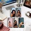 Чехол для телефона Kendall Jenner для Samsung S25, S24, S21, S22, S23, S30, Ultra, S20, Plus, Fe, Мягкий черный чехол
