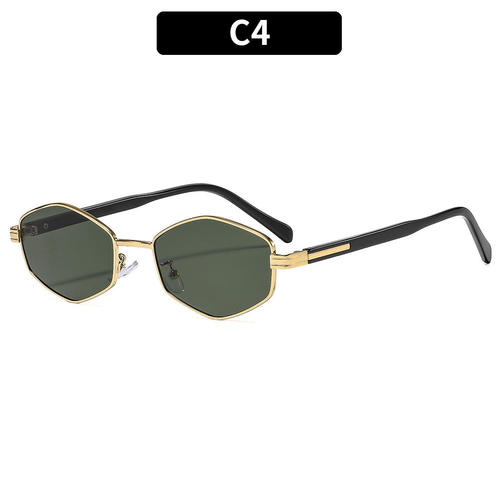 2026 New Fashion Metal Irregular Retro Sun Glasses Personalized Trendy Sunglasses For Men and Women