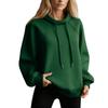 Women's Stand Collar Sweatshirt Oversized Turtleneck Drawstring Pullover Long Sleeve Top
