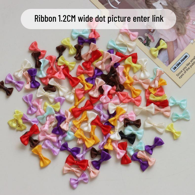 Double-Layer 8-Minute Polyester Swallowtail Ribbon Waist Bow and Headdress Accessory