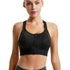 Women Sport Bras Plus Size Crisscross Shockproof Front Zipper Wireless Underwear Run Vest for Female Yoga Sport Bra Intimates Fitness Bralette