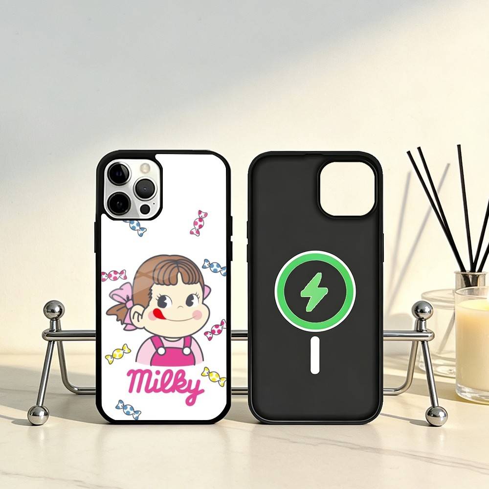 F-Fujiya-Milkys-Peko-C-Chan Phone Case For iPhone17,16,15,14,13,12,11 Plus,Pro Max Magnetic For Magsafe Wireless Charging