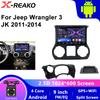 2Din Car Radio For Jeep Wrangler 3 JK 2010 2011 -2017 2018 Multimedia Stereo Video Player Navigation GPS WIFI Wireless Carplay