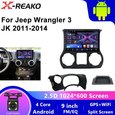 2Din автомобильный радиоприемник для Jeep Wrangler 3 JK 2010 2011 -2017 2018 Мультимедиа Стерео Видео Плеер Навигация GPS WIFI Беспроводной Carplay